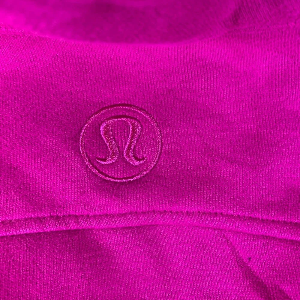 Lululemon Scuba Oversized Sweatshirt Womens XS/S Sonic Pink Funnel Neck Half Zip